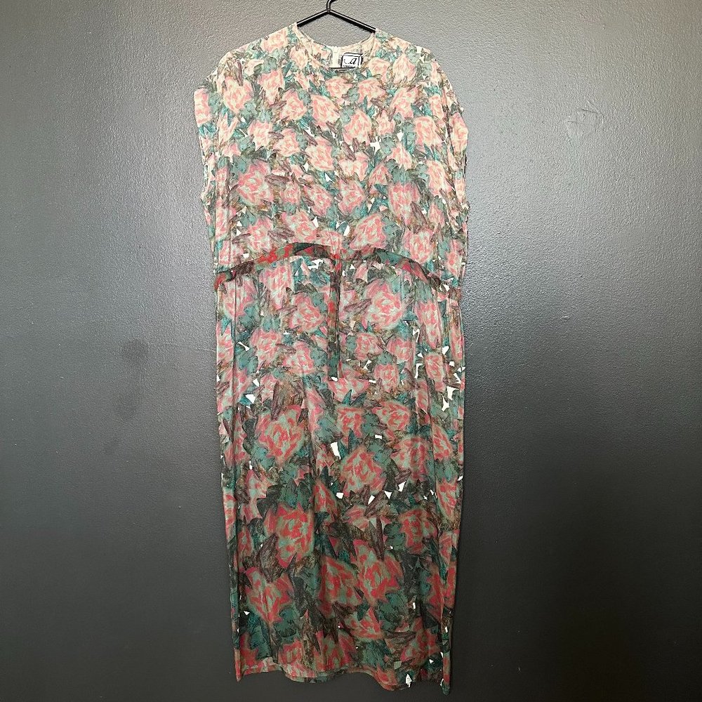 Anntian Simple Dress – abstract floral – OS
